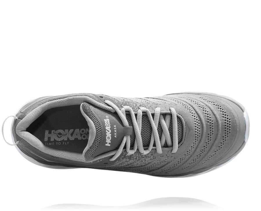 Hoka One One Akasa Löparskor Herr - Grå - XAVQT-9483